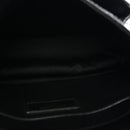 Crinkled Lambskin Matelasse Monogram Baby Niki Chain Satchel Black
