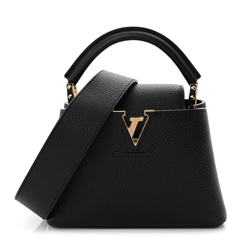 Taurillon Mini Capucines Black