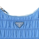 Tessuto Nylon Gaufre Shoulder Bag Pervinca