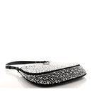 Satin Crystal Cleo Adjustable Strap Shoulder Bag Metal