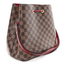 Damier Ebene Neonoe MM Cherry Berry