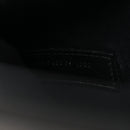 Calfskin Crocodile Embossed Uptown Monogram Pouch Black