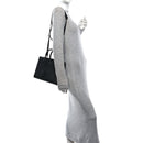 Grained Calfskin Small Sac De Jour Black