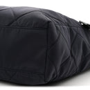 Nylon Tessuto Impuntu Quilted Tote Baltico