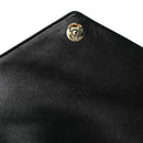 Lambskin Quilted Monogram Large Loulou Black