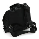 Re-Nylon Vela Saffiano Medium Backpack Black