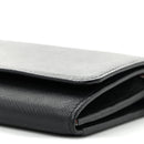 Saffiano Bi-Color Wallet On Chain Black Fuoco
