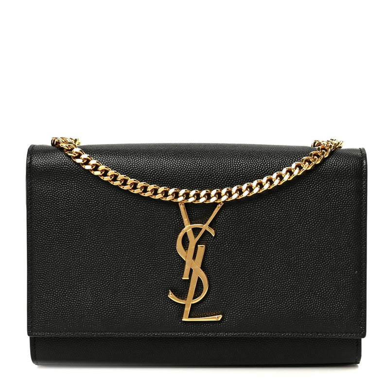 Grain De Poudre Small Monogram Kate Satchel Black