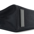 Canvas Studded Small Logo Tote Bag Black