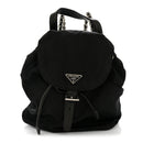 Tessuto Nylon Vela Chain Backpack Black