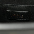 Grainy Calfskin Large Virtus Top Handle Tote Black