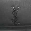Grain De Poudre Medium Classic Monogram Monochrome Kate Satchel Black