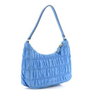 Tessuto Nylon Gaufre Shoulder Bag Pervinca