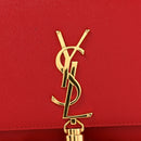 Grain De Poudre Medium Classic Monogram Kate Tassel Satchel Rouge Eros