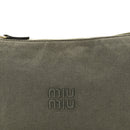 Canvas Gabardine Pouch Green