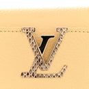 Taurillon Snakeskin Mini Capucines Banane