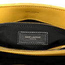 Suede Y Quilted Monogram Medium Loulou Chain Satchel Chartreuse