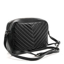 Calfskin Matelasse Monogram Lou Camera Bag Black