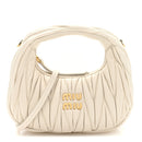 Nappa Matelasse Mini Wander Hobo White