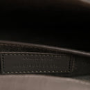 Calfskin Crocodile Embossed Medium Monogram Sunset Fog