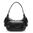 Nappa Multi Pocket Hobo Black