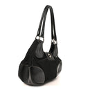 Tessuto Nylon Moon Shoulder Bag Black