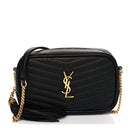 Grain De Poudre Matelasse Monogram Mini Lou Camera Bag Black