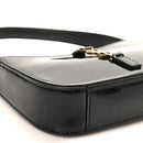 Patent Calfskin Le 5 A 7 Mini Hobo Black