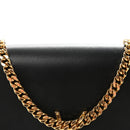 Smooth Calfskin Medium Classic Monogram Kate Tassel Satchel Black