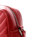 Calfskin Matelasse Monogram Lou Camera Bag Red