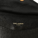 Lambskin Chevron Quilted Large Loulou Black