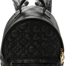 Lambskin Flower Quilted Palm Springs Backpack PM Black