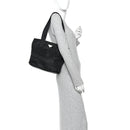 Tessuto Nylon Shopping Tote Black