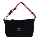 Velvet Pouch Bag Navy Amaranto
