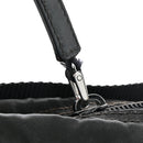 Tessuto Nylon Triangle Shoulder Bag Black