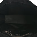 Raffia Linen Calfskin Rive Gauche Tote Naturale Black