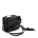 Calfskin Matelasse Monogram Monochrome Lou Camera Bag Black