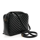 Calfskin Matelasse Monogram Lou Camera Bag Black