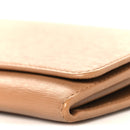 Vitello Move Metal Oro Chain Wallet Caramel