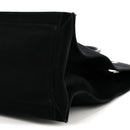 Linen Calfskin Rive Gauche Tote Black