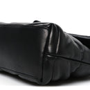 Lambskin Quilted Small Loulou Puffer Monogram Chain Satchel Black