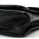 Crinkled Calfskin Matelasse Monogram Medium Niki Chain Satchel Black