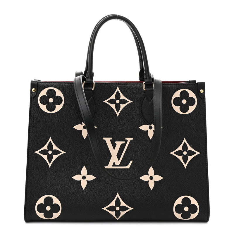 Empreinte Monogram Giant Onthego MM Black Beige