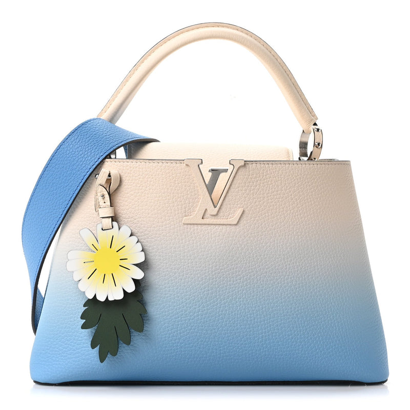 Taurillon Capucines MM Gradient Blue