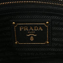 Tessuto Nylon Gaufre Shopping Satchel Black