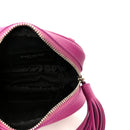 Grain De Poudre Matelasse Monogram Baby Lou Camera Bag Electric Fuxia