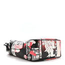 X JAMES JEAN Vitello DNA Flat Messenger Bag Black