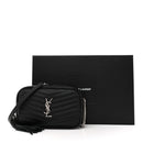Grain De Poudre Matelasse Monogram Mini Lou Camera Bag Black