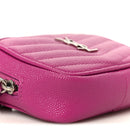 Grain De Poudre Matelasse Monogram Baby Lou Camera Bag Electric Fuxia