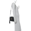 Calfskin Matelasse Monogram Lou Camera Bag Black